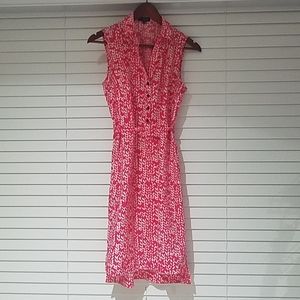 Pink print dress from The Limited